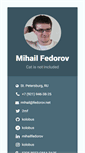 Mobile Screenshot of fedorov.net